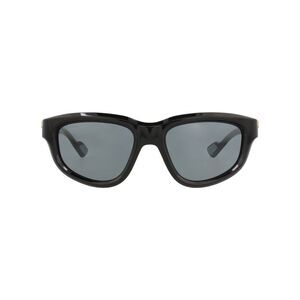 Gucci Round-Frame Injection Sunglasses Black Mens